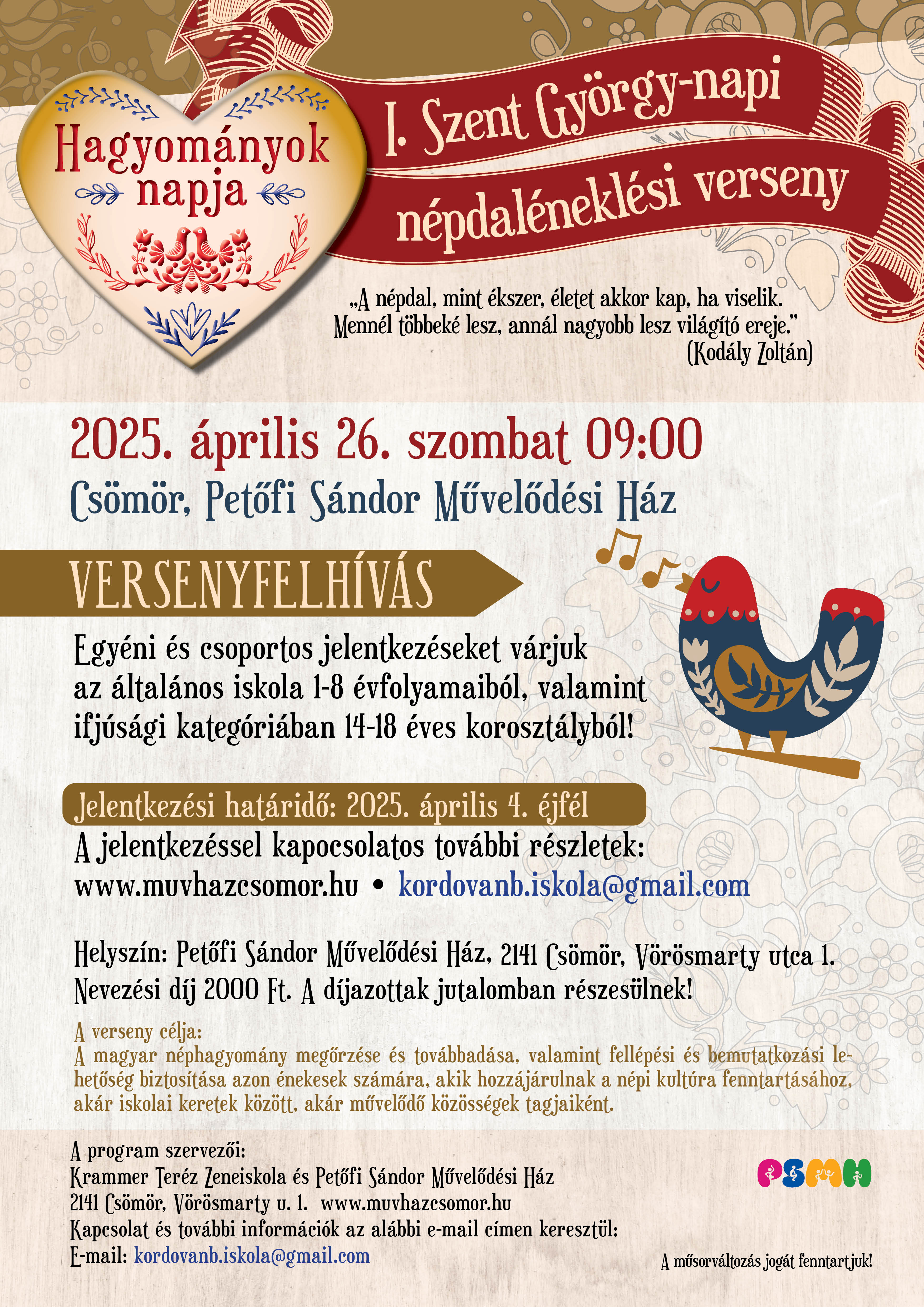 Hagyomanyok napja 2025.